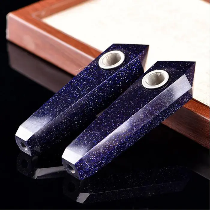 natural-quartz-blue-sand-stone-crystal-pipe-carb-hole-crystal-collection-crystalmust-Canada